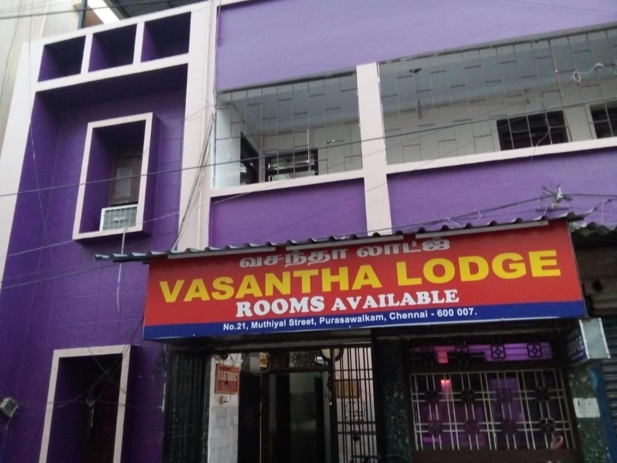 Vasantha Lodge Purasawalkam Chennai Exterior photo